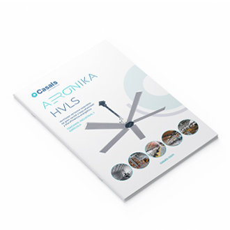 AERONIKA HVLS gran caudal a baja velocidad