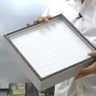 Filtro HEPA H-14 que lleva instalado REINTAIR de Casals