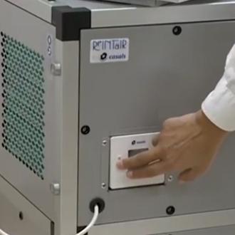 Control inteligente del purificador de aire portátil REINTAIR de Casals